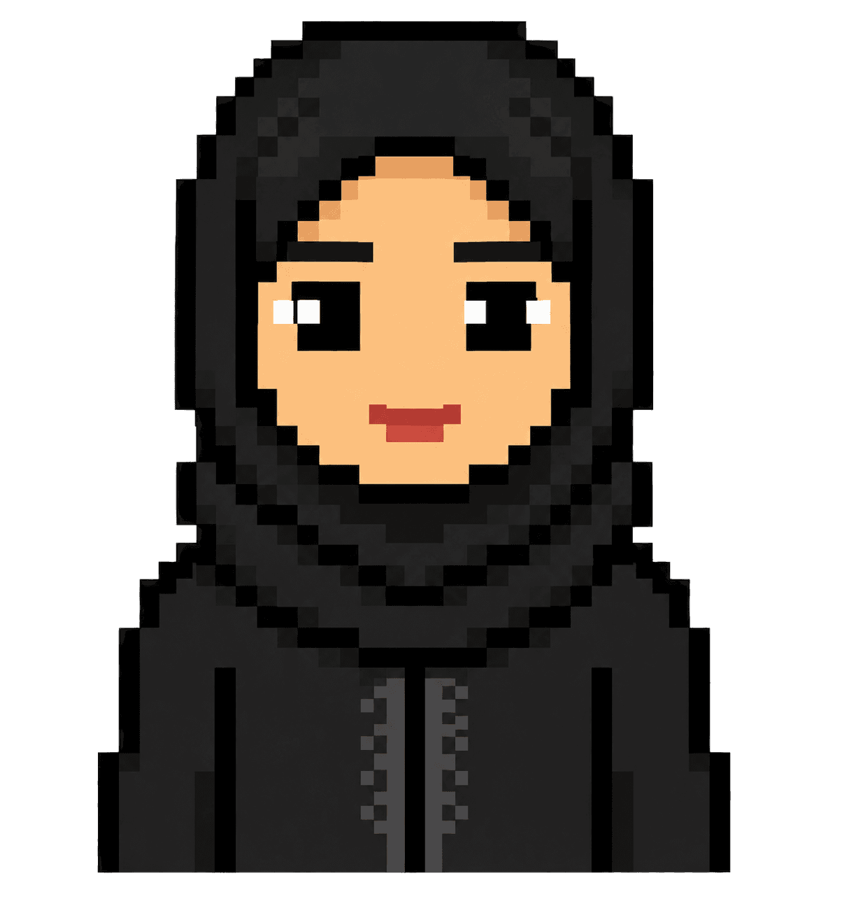 Pixel portrait of Noura, a multilingual RoleField AI agent